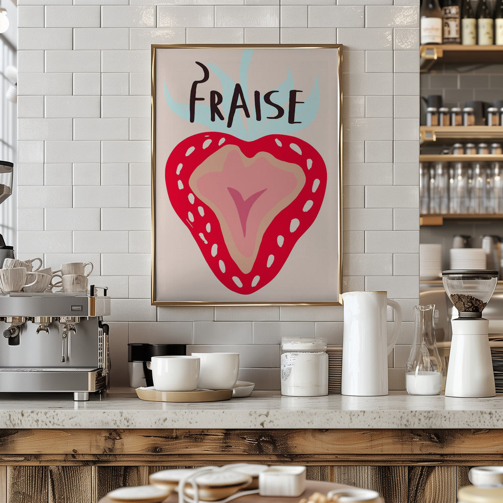 Berry Bliss Burst - Art Print by casa cartissi