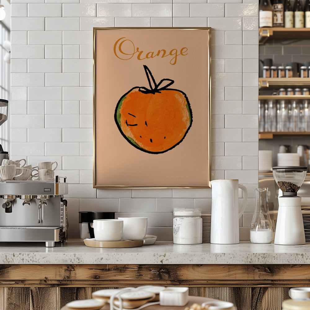 Sunny Citrus Bliss - Art Print by casa cartissi