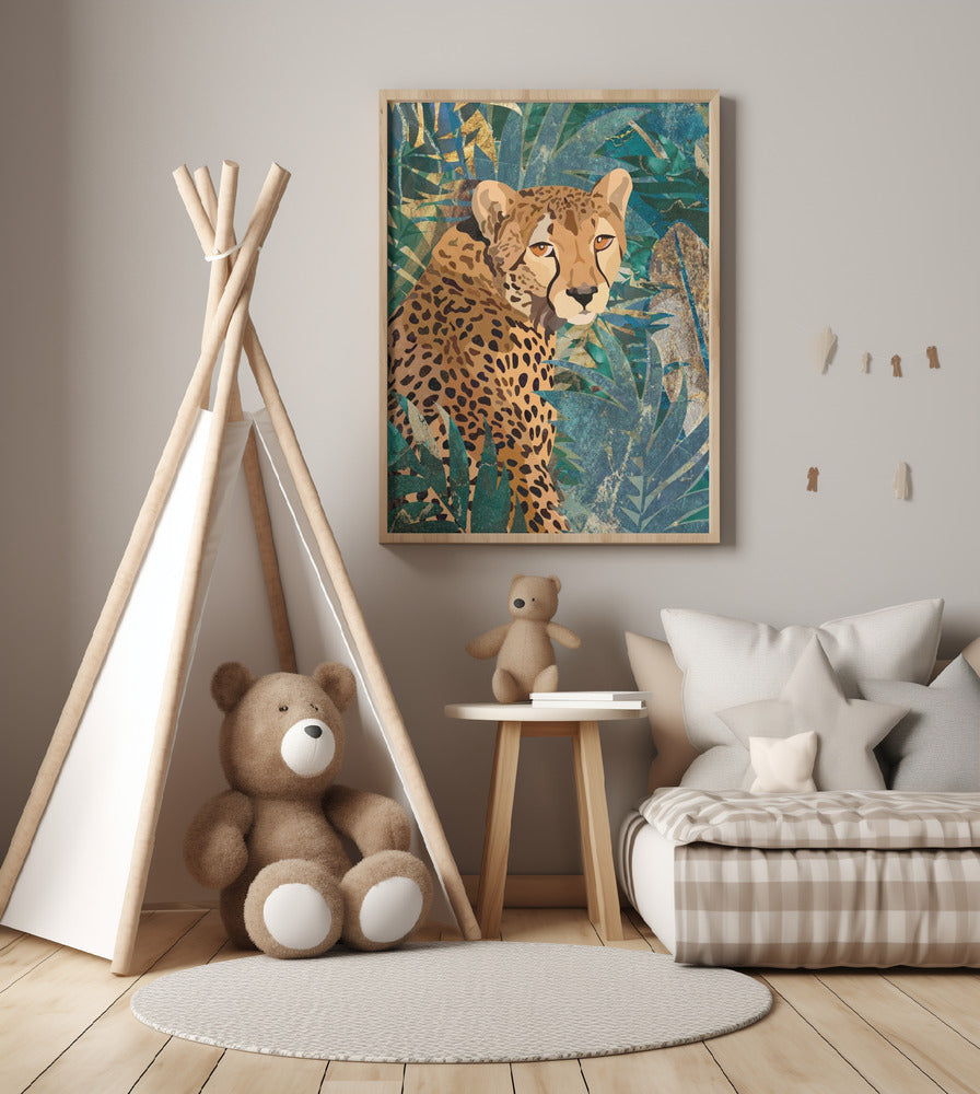 Cheetah In the Jungle 2 - Art Print by Sarah Manovski