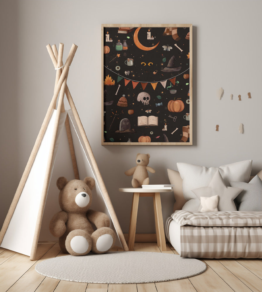 Halloween Theme - Art Print by Xuan Thai
