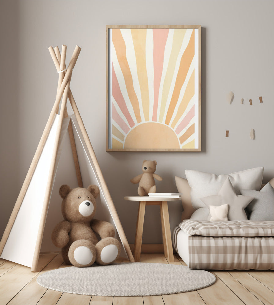 Boho sunrise - Art Print by Sarah Manovski