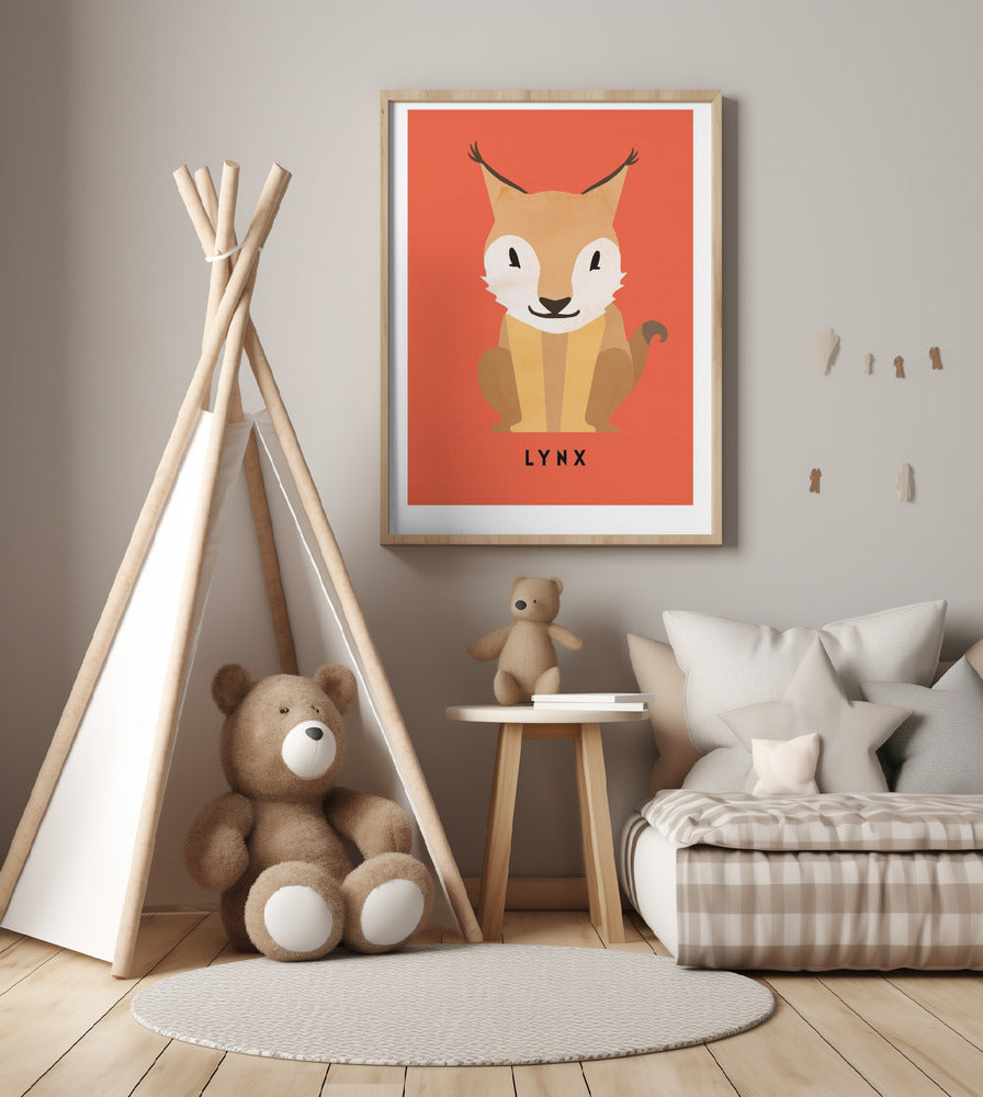 Lynx - Art Print by Erik Wintzell