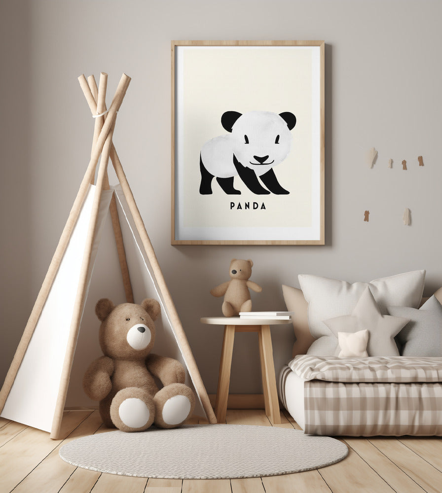 Panda - Art Print by Erik Wintzell