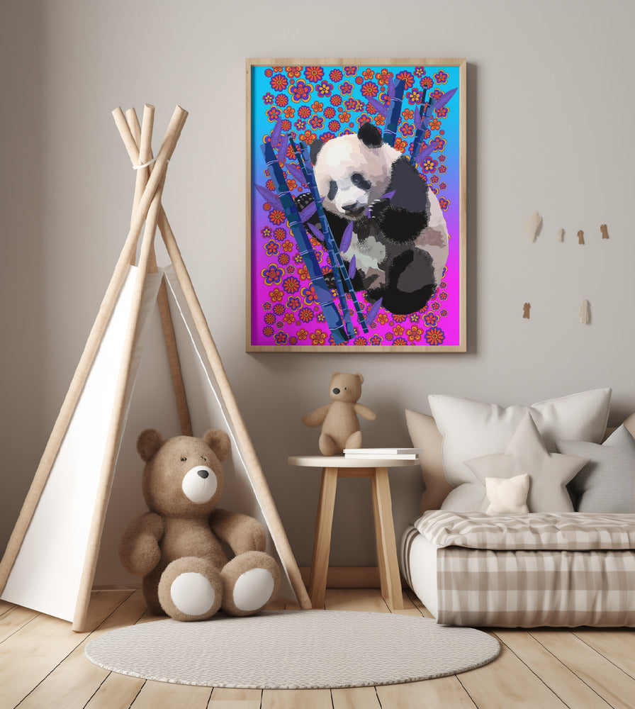 Panda - Art Print by Lynnda Rakos