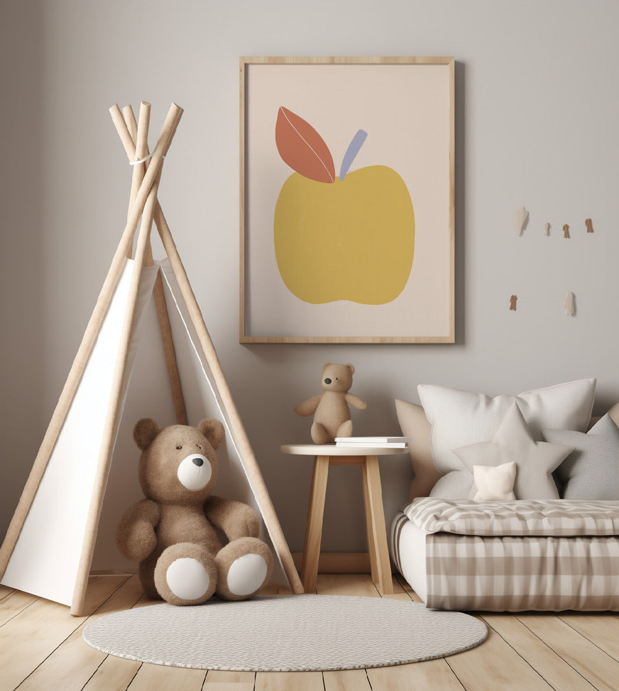 Apple - Art Print by Menina Lisboa