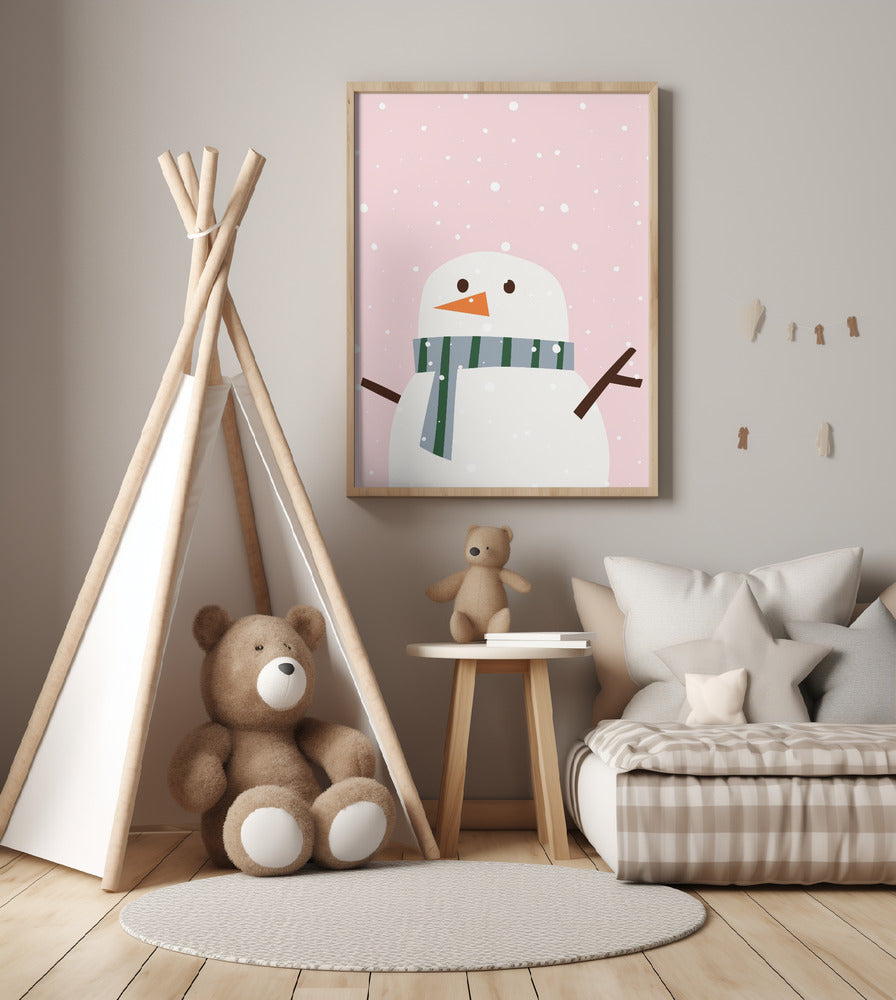 Schneemann - Art Print by Ohkimiko