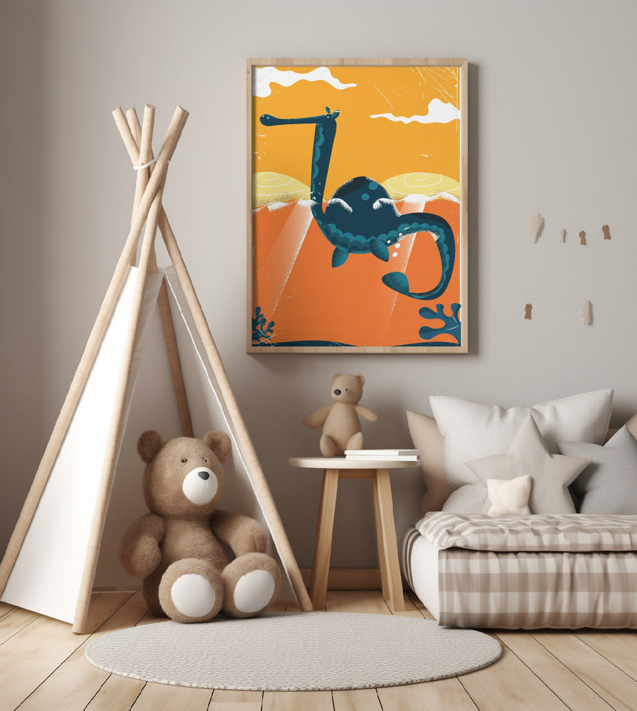 Loch Ness Monster - Art Print by Nicholas