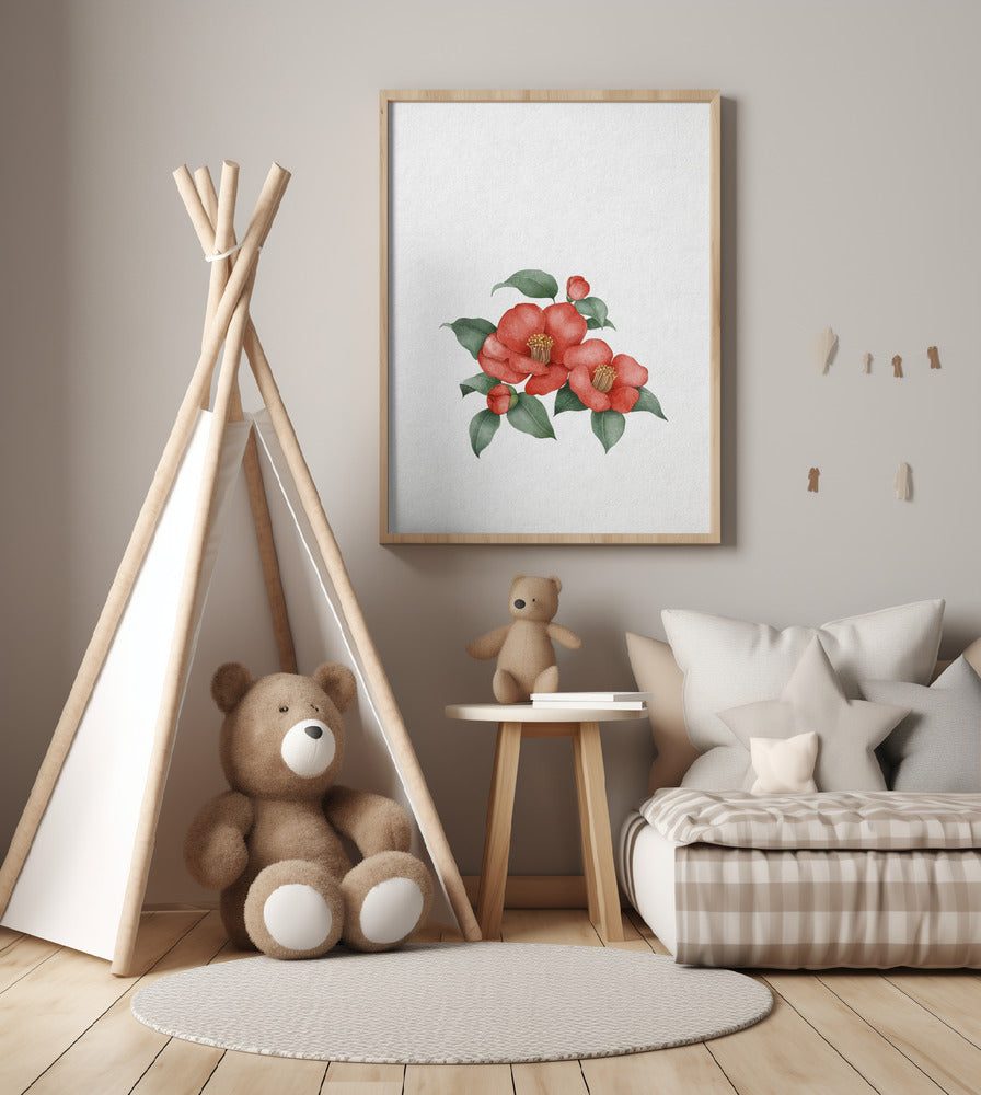 Elegant Camellia - Art Print by Xuan Thai