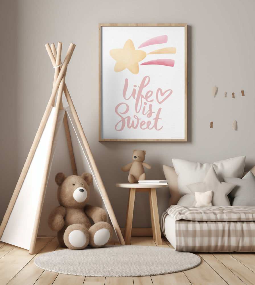 Sweet Starburst - Art Print by Saskia Michele