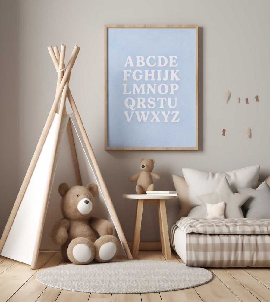 Classic Alphabet Display - Art Print by Treechild