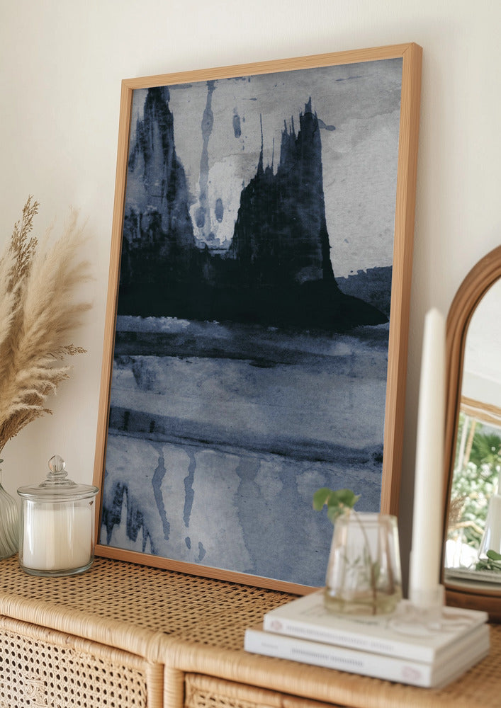 Blu 3 - Art Print by Dan Hobday