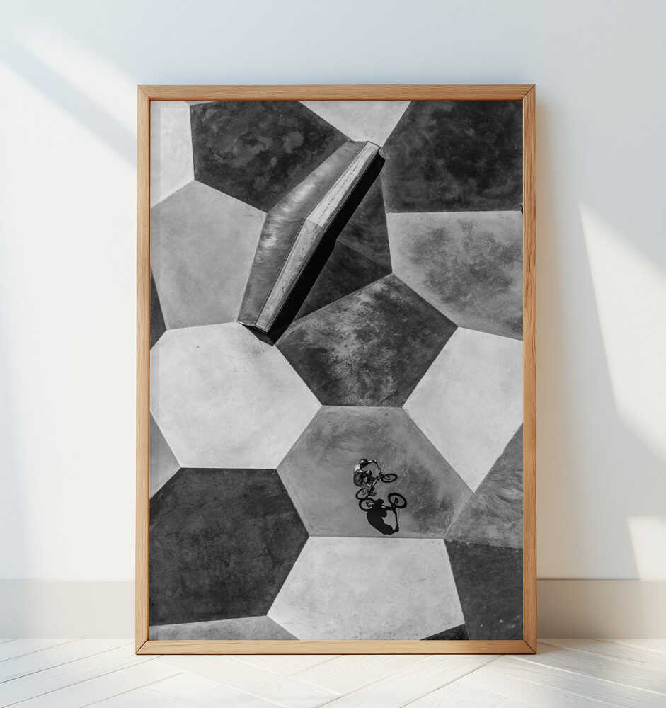 Lonely rider - Art Print by Catalin Burlacu