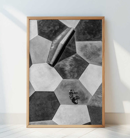 Lonely rider - Art Print by Catalin Burlacu
