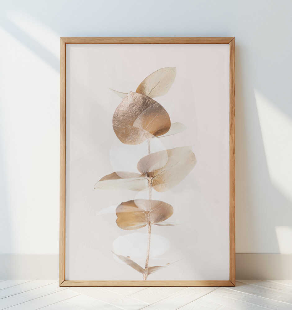 Eucalyptus Creative Gold 04 - Art Print by Pictufy Studio III