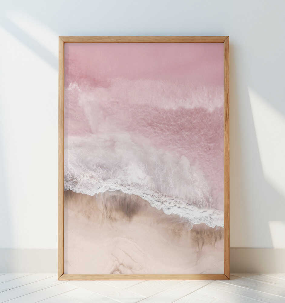 Pink Sea - Art Print by Kathrin Pienaar