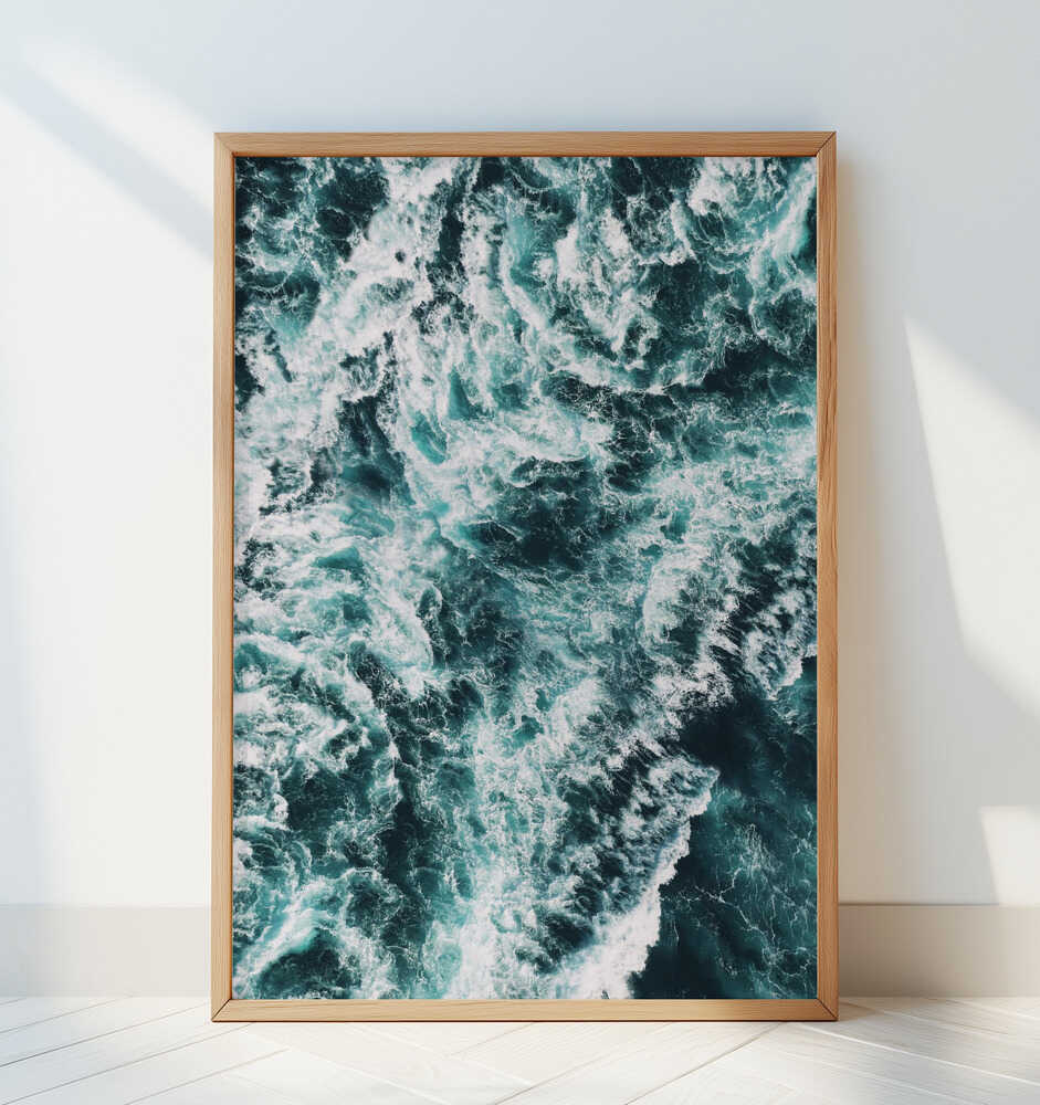 Rough Sea - Art Print by Kathrin Pienaar