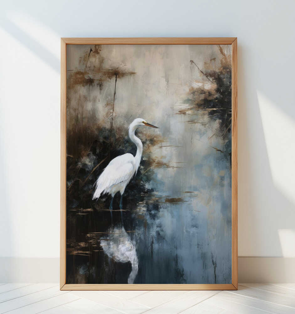 Serene Reflection - Art Print by Treechild