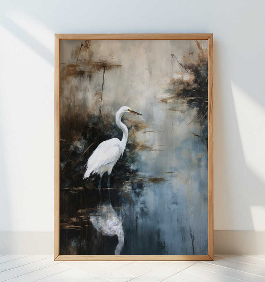 Serene Reflection - Art Print by Treechild