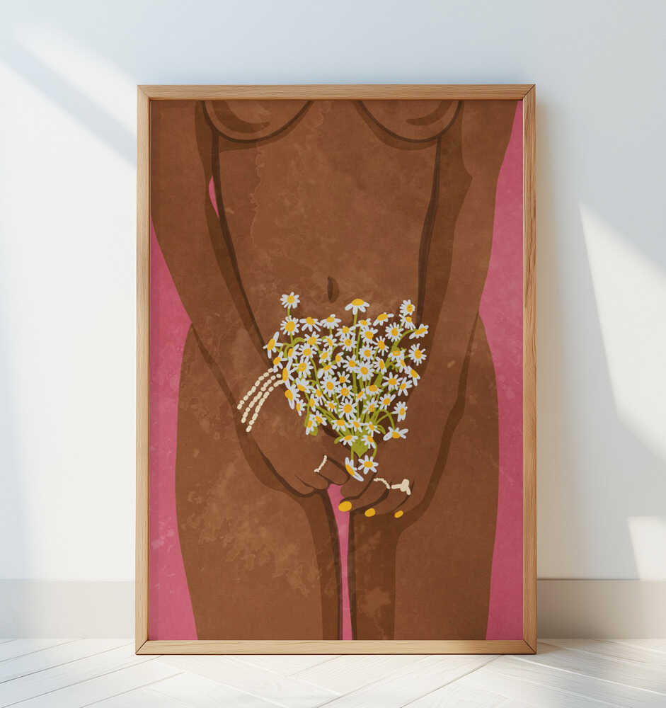 Wearing Flowers - Art Print by Raissa Oltmanns