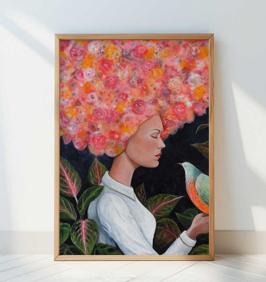 Quand L'eleve Est Pret, Le Maitre Apparait - Art Print by Sylvie Demers