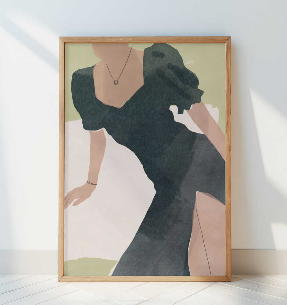 Sunny Leopard Figurative - Art Print by Little Dean