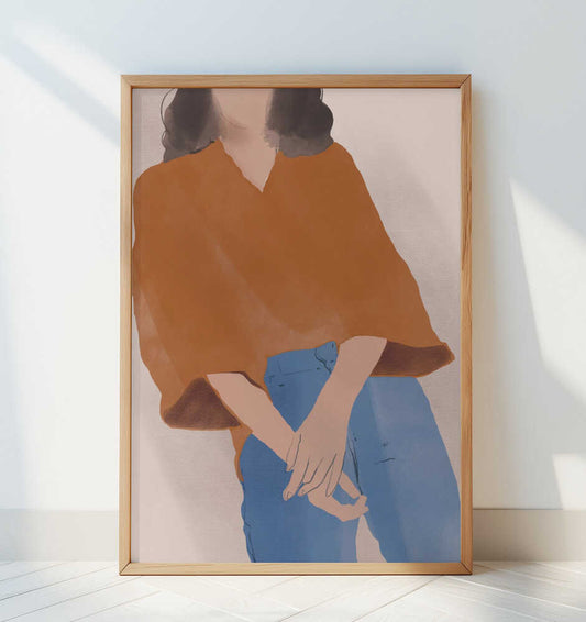 Casual Elegance - Art Print by Little Dean