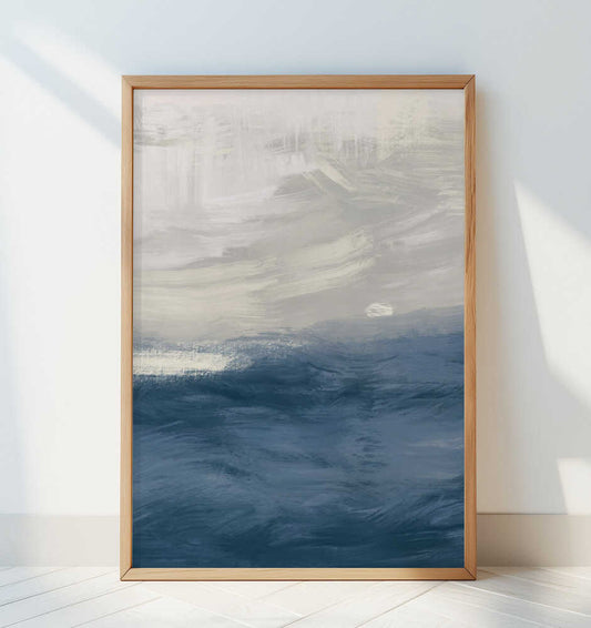 Ocean's Tranquility - Art Print by Little Dean