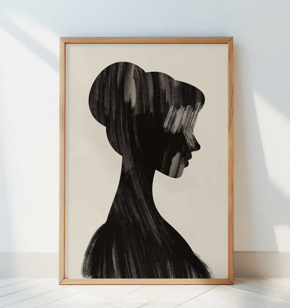 Monochrome Silhouette - Art Print by Little Dean