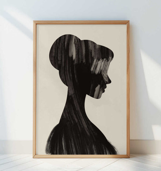Monochrome Silhouette - Art Print by Little Dean