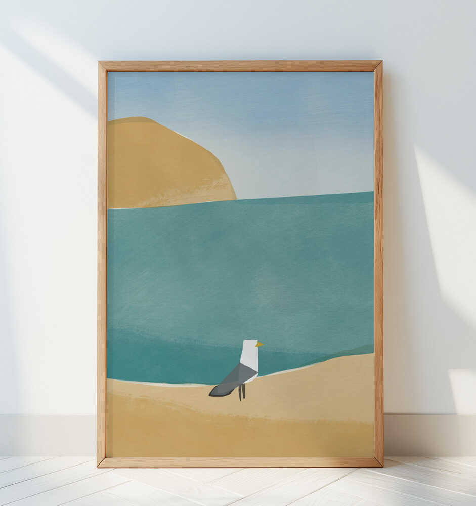 Seaside Serenity - Art Print by Little Dean
