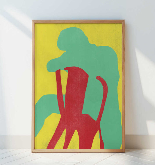 Minimalistic Abstract Silhouettes - Art Print by Little Dean