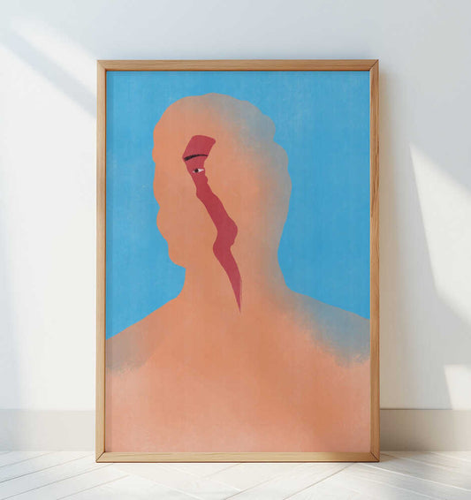 Hidden Gaze - Art Print by Little Dean