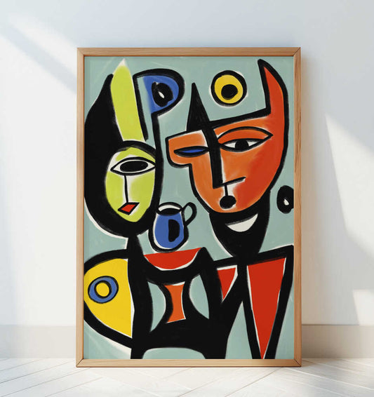 Cat alien family - Art Print by Little Dean