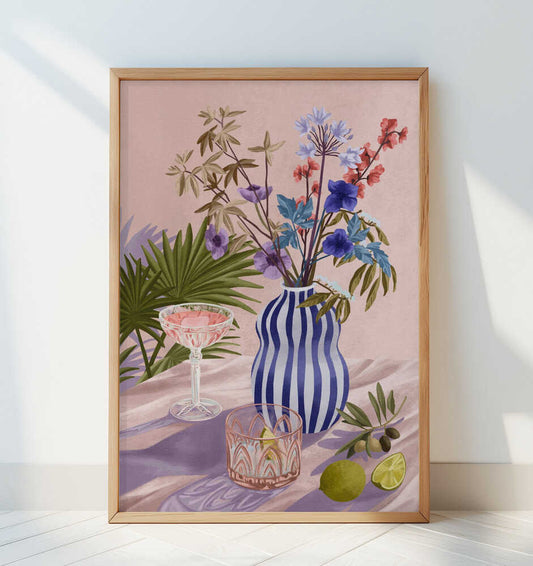 Lilac Summer - Art Print by Goed Blauw