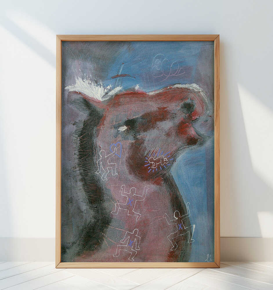 Feeling of Haring - Art Print by Li Gessbo
