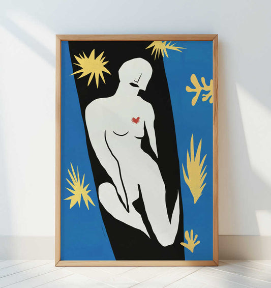 Minimalist Abstract Figure - Art Print by Little Dean