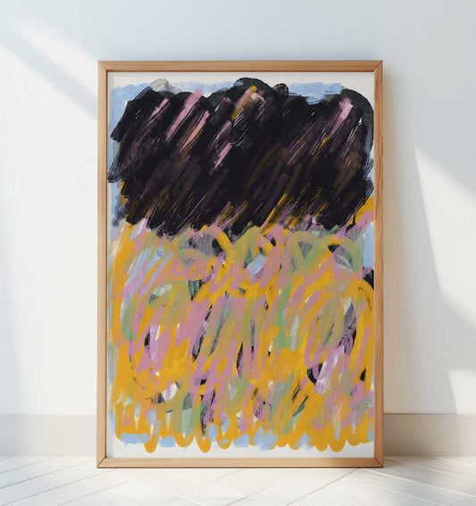 Scribble expression - Art Print by Little Dean