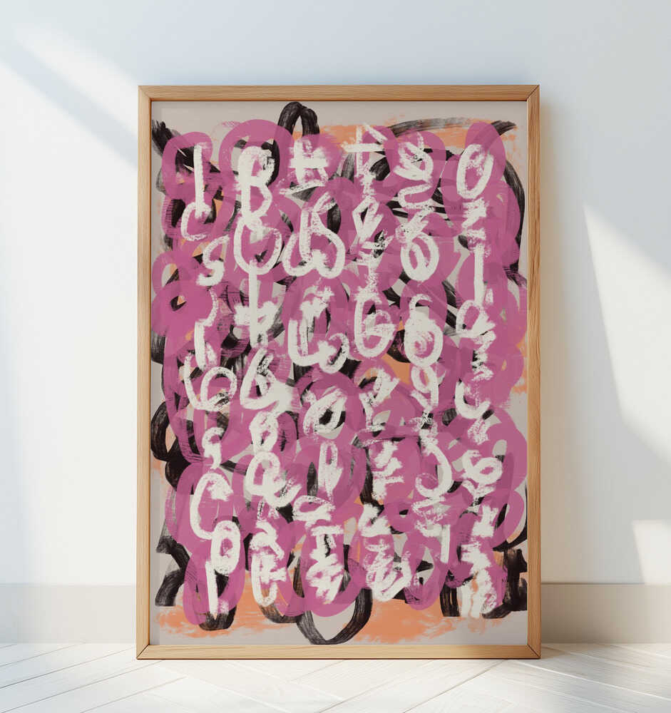 Paint brush abstract - Art Print by Little Dean