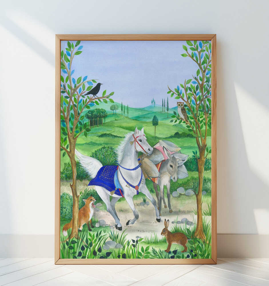 The Harmony Of Nature And Animal Life, - Art Print by Isabelle Brent