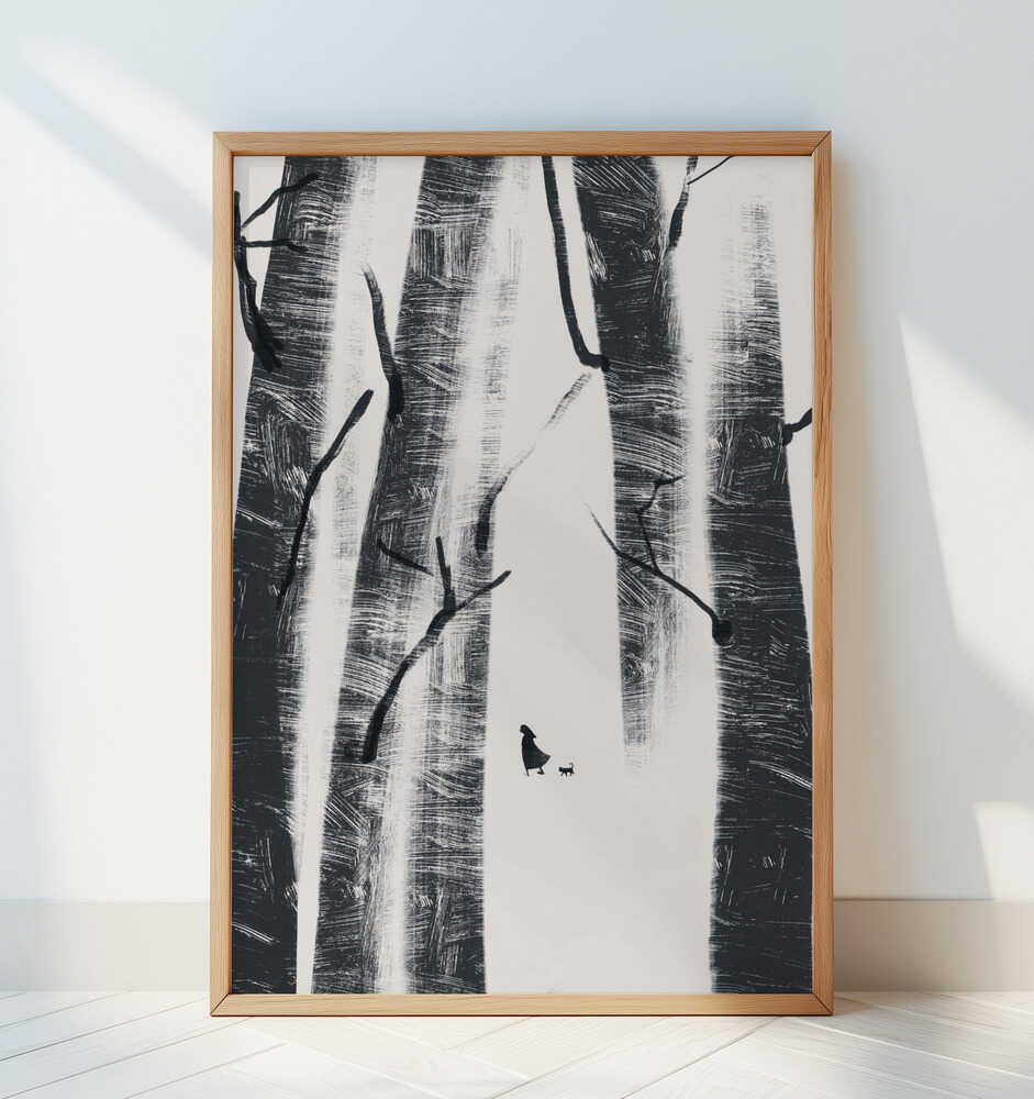 Nature Inspired Landscape - Art Print by Little Dean
