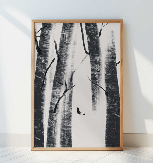 Nature Inspired Landscape - Art Print by Little Dean
