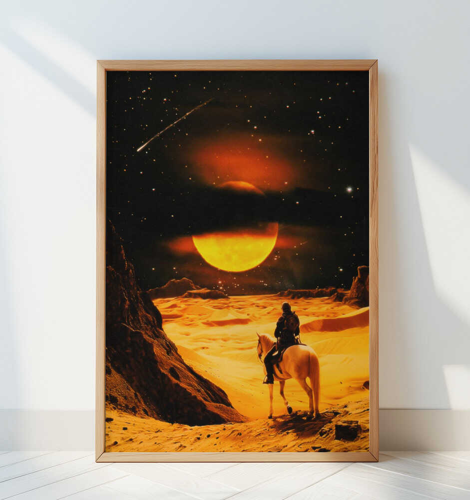 Western Space Adventure - Art Print by Taudalpoi