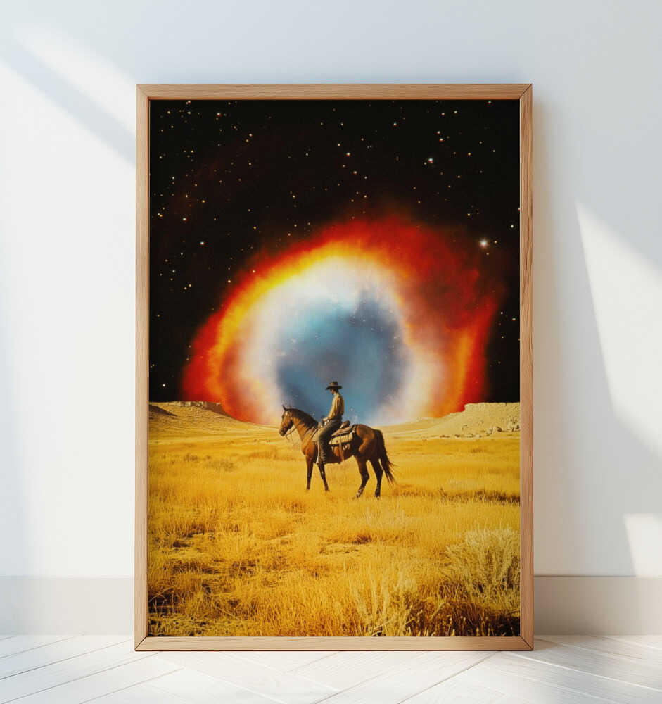 Nebula Cowboy - Art Print by Taudalpoi