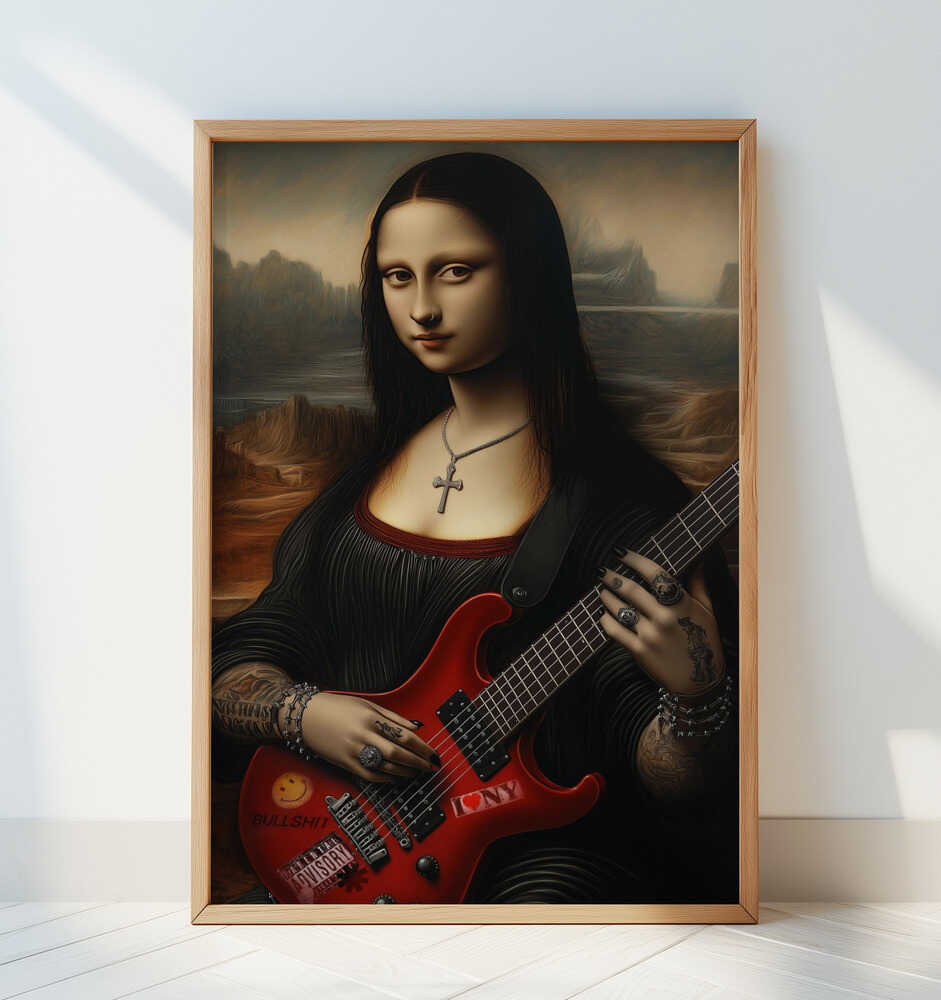 Lisa Revamped - Art Print by Dikhotomy