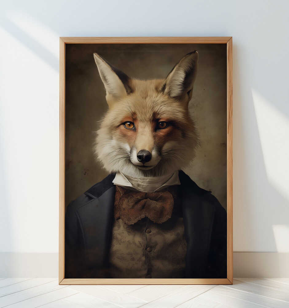 Fox Portrait - Art Print by Andreas Magnusson