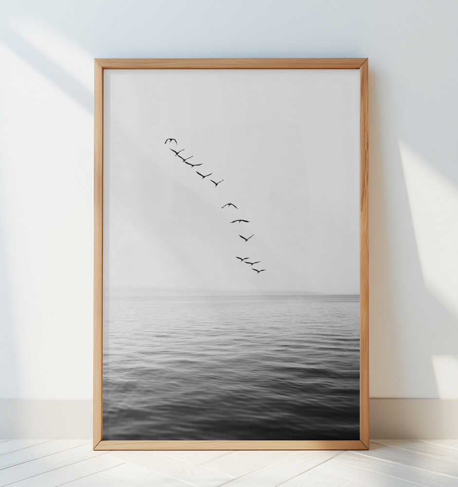 Flying Birds - Art Print by Kathrin Pienaar