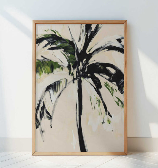 Abstract Palm Tree - Art Print by Kathrin Pienaar