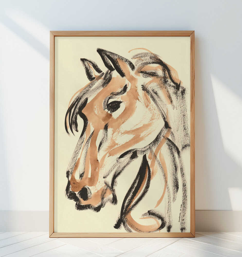 Majestic Equine Essence - Art Print by Santhosh ch