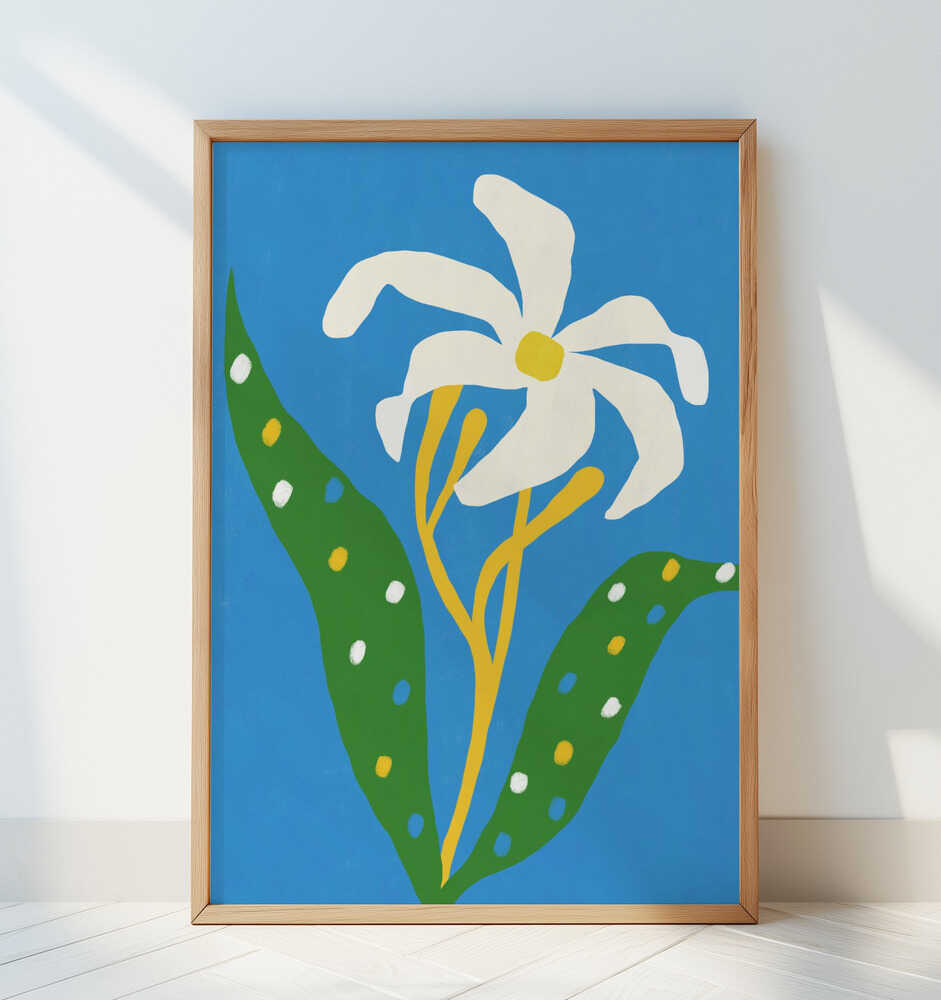 Bold Colors Bloom - Art Print by Little Dean