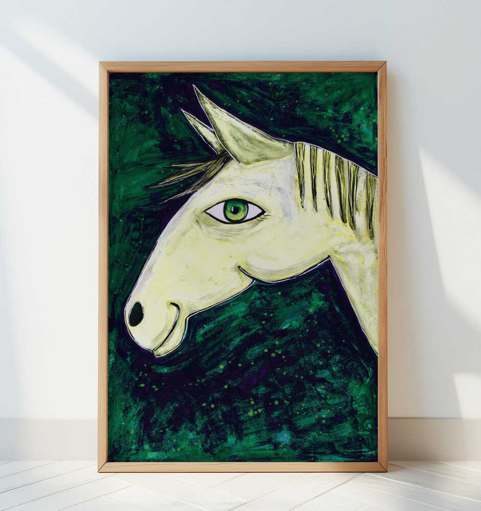 Dreaming of Horses - Art Print by Sharyn Bursic